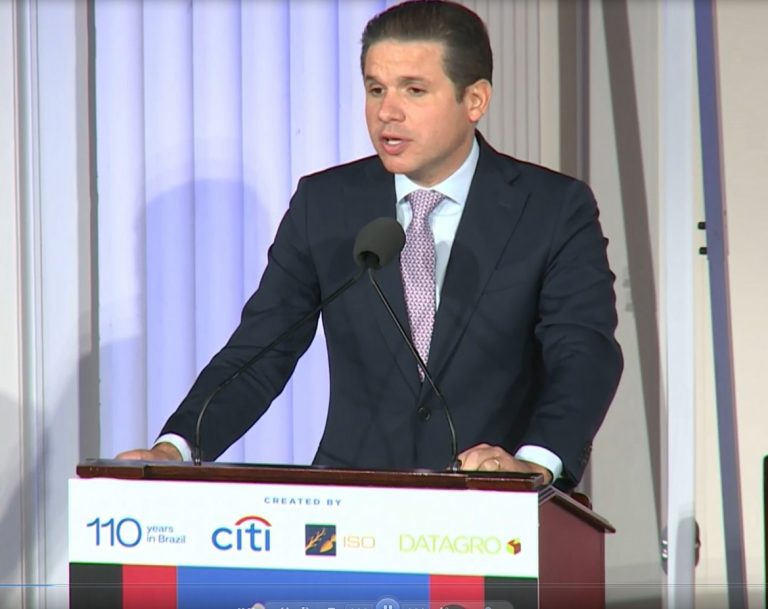 Presidente Hugo Motta participa de conferência em Nova Iorque