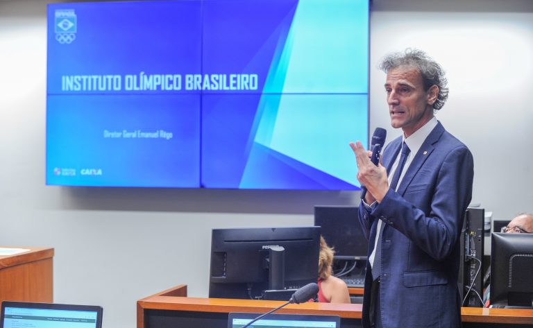 Audiência Pública - Ciclo Olímpico Los Angeles 2028. Diretor Geral - Comitê Olímpico Brasileiro, Emanuel Rego