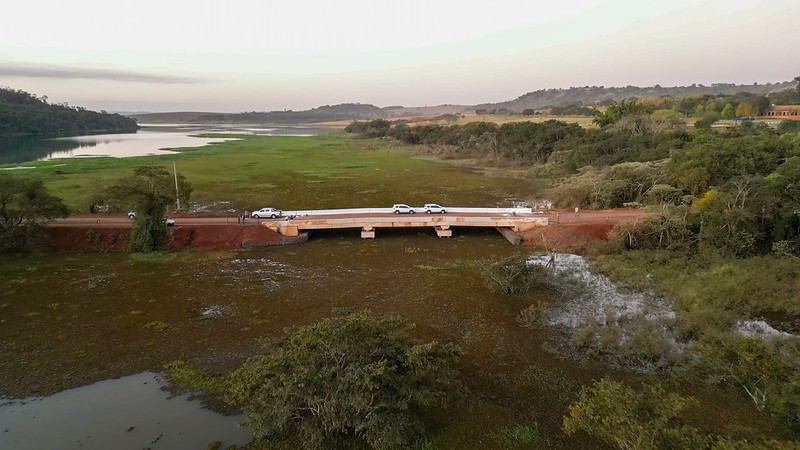 Inauguração de Ponte de São Manuel