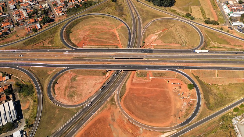 Inauguração das Obras de Construção de viaduto e vias marginais na SP-209