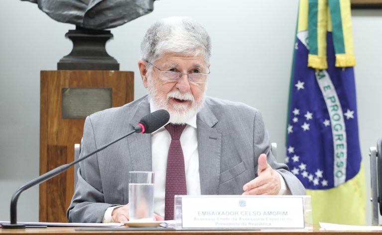 Audiência Pública - Contexto pré e pós-eleitoral venezuelano e outros temas internacionais ocorrido em 28 de julho de 2024. Assessor-Chefe da Assessoria Especial do Presidente da República - Presidência da República, Celso Luiz Nunes Amorim.