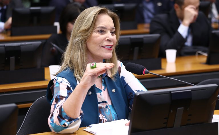 Deputada Lêda Borges (PSDB-GO) fala em comissão da Câmara dos Deputados