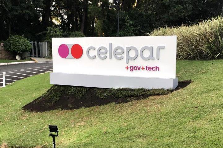 Placa escrito Celepar