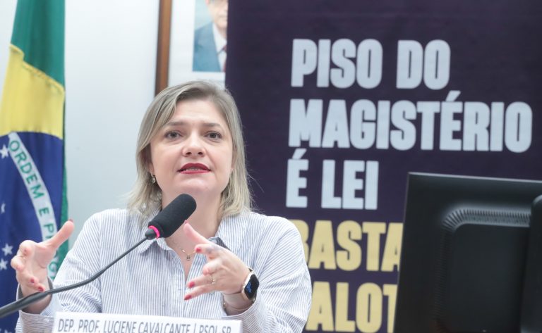 Deputada Professora Luciene Cavalcante (Psol-SP) fala na Comissão de Educação