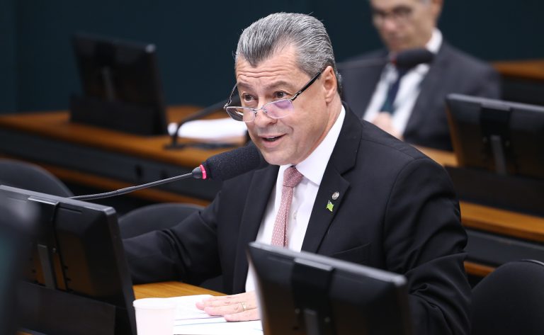 Deputado Daniel Agrobom (PL-GO) fala em comissão da Câmara dos Deputados