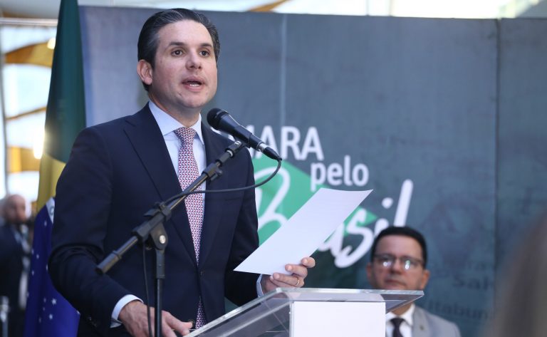Lançamento oficial. Presidente da Câmara dos Deputados, Hugo Motta (REPUBLICANOS - PB)