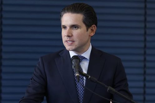 Reunião com as Bancadas do Sul e Sudeste. Presidente da Câmara dos Deputados, Hugo Motta (REPUBLICANOS - PB)
