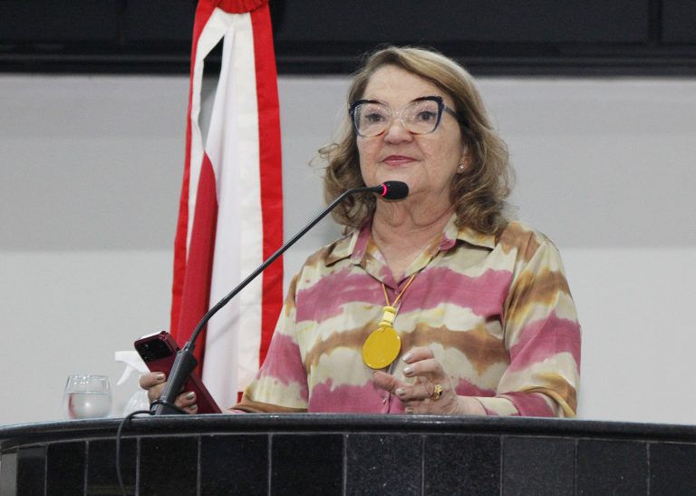 Deputada estadual Maria do Carmo discursa na cop30