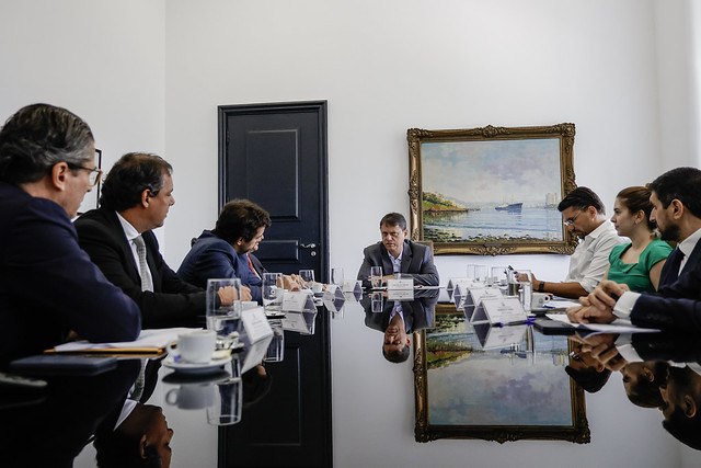 Reunião com Presidente do Conselho Adm da Mota Engil Latam