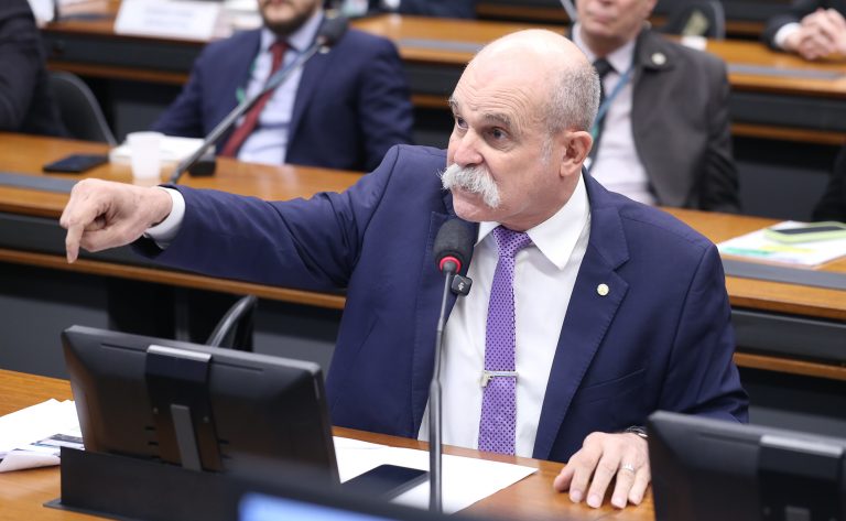 Deputado Sargento Fahur (PSD-PR) fala em comissão da Câmara dos Deputados