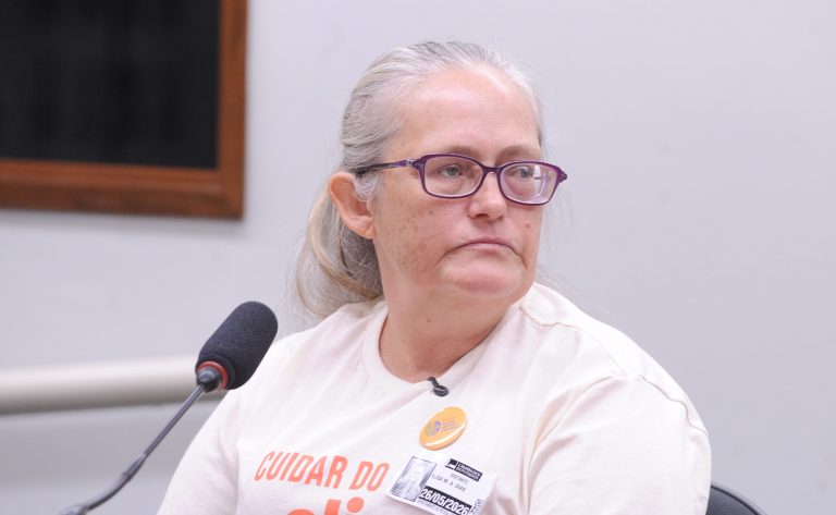 Audiência Pública - Política Nacional de Saúde Mental Climática (PL 6.151/25). Agricultora, Elida Marisa Arndt Dias.