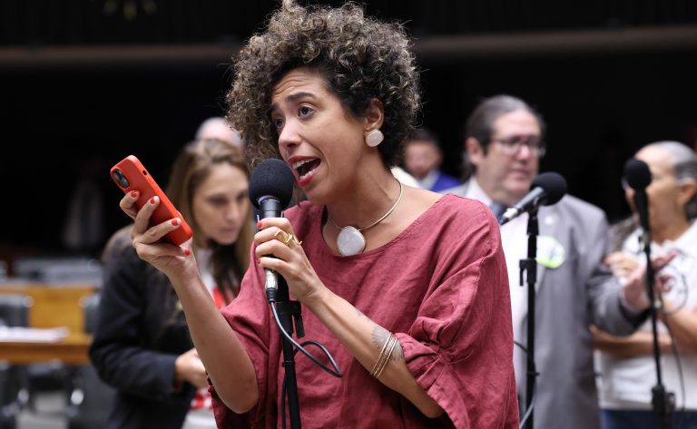 Deputada Talíria Petrone (Psol-RJ) fala no Plenário da Câmara dos Deputados