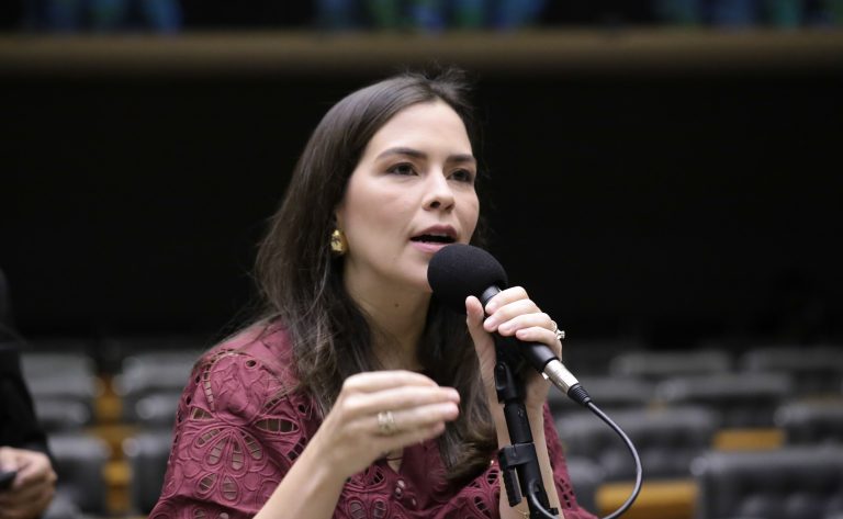Deputada Maria Arraes (PSB-PE) fala no Plenário da Câmara dos Deputados