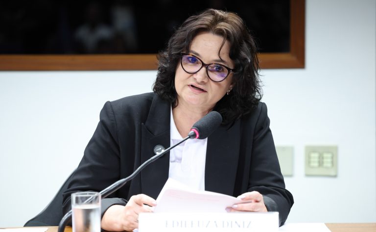 Audiência Pública - Critérios de seleção de entidades para execução do MCMV Rural. Presidente - Federação Norte Nordeste do Brasil - FENOR, Edileuza Diniz.