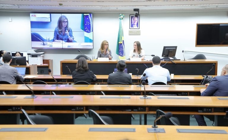Audiência Pública - Criação do cartão de identificação do usuário do SUS. Secretária - Secretaria de Informação e Saúde Digital do Ministério da Saúde, Ana Estela Haddad e Dep. Adriana Ventura (NOVO - SP)