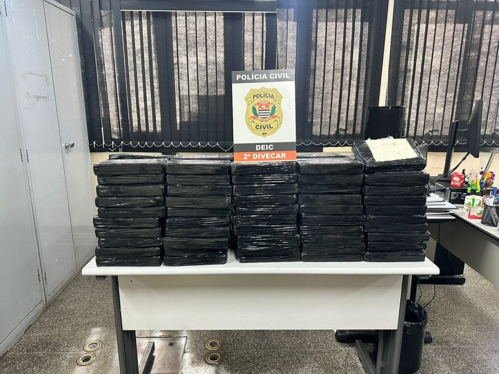 Carga apreendida de cocaína