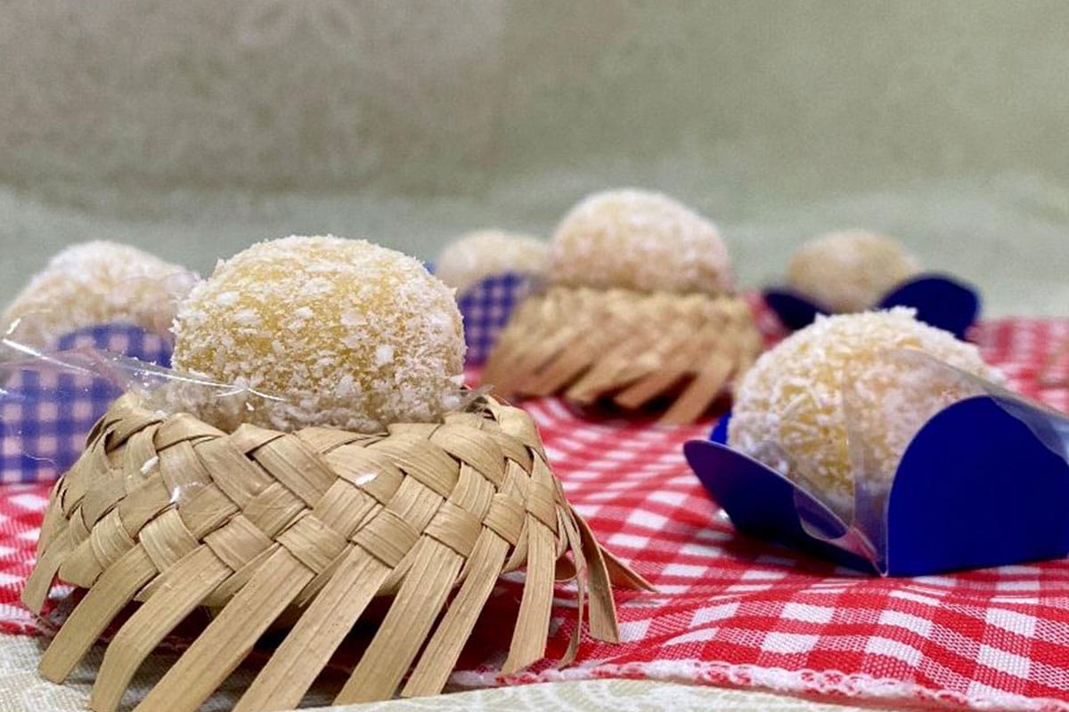 Brigadeiro de milho também criado na Etec Vargem Grande do Sul