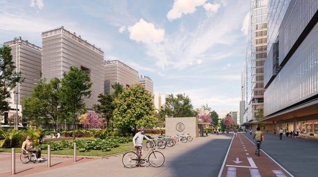 Maquete de projeção do novo centro administrativo do Governo de SP