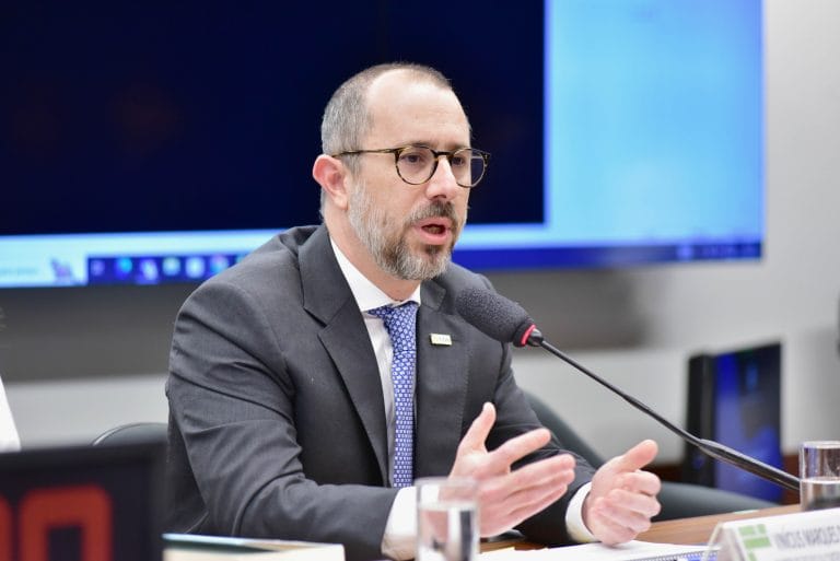 Reunião para esclarecer a remodelação da Controladoria Geral da União. Ministro da Controladoria Geral da União, Vinicius Marques de Carvalho.