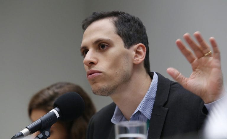 Reunião da Rádio Câmara e da Rede Legislativa de Rádio e TV com as rádios legislativas parceiras. Supervisor da Rede Legislativa de Rádio e TV Digital, Carlos Neiva.