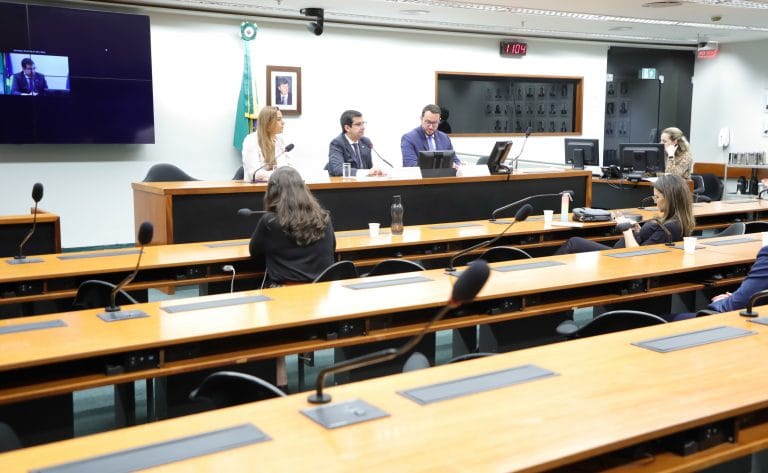 Audiência Pública - Afogamentos de Animais na Cobasi, em Porto Alegre – RS. Diretora Jurídica do Fórum Nacional de Proteção e Defesa Animal - Diretora Jurídica do Fórum Nacional de Proteção e Defesa Animal -GRAD, Ana Paula Vasconcelos; Dep. Marcelo Queiroz (PP - RJ) e Dep. Delegado Matheus Laiola (UNIÃO - PR)