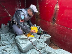 O flagrante aconteceu na rodovia Castello Branco