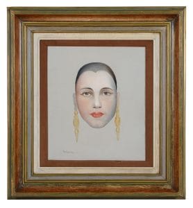 icônico “Autorretrato I”, pintado em 1924, no qual Tarsila se representou não apenas com a estética modernista, influenciada pelas vanguardas europeias, mas também como uma mulher moderna e arrojada