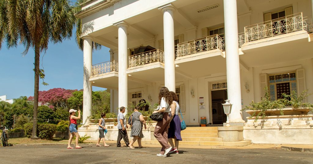 Museu Luiz de Queiroz no campus da USP em Piracicaba