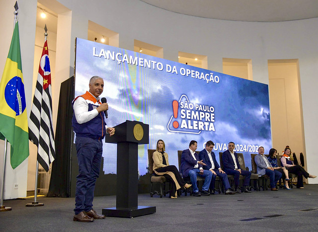 Lançamento e Abertura da SP Sempre Alerta Operação Chuvas
