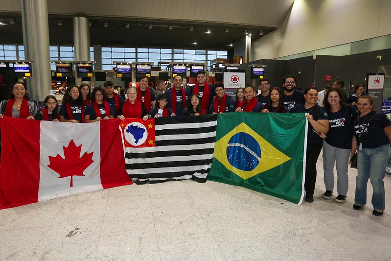 Embarque dos Alunos do Programa "Prontos para o Mundo" - Canadá