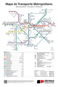 Veja o mapa atualizado do transporte metropolitano de São Paulo com mudanças nas linhas da CPTM