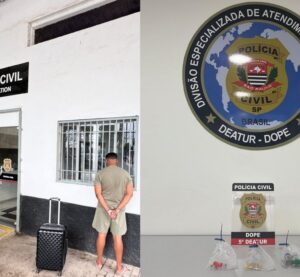 Polícia de São Paulo prende em Santos homem acusado de extorquir turistas no aeroporto de Guarulhos