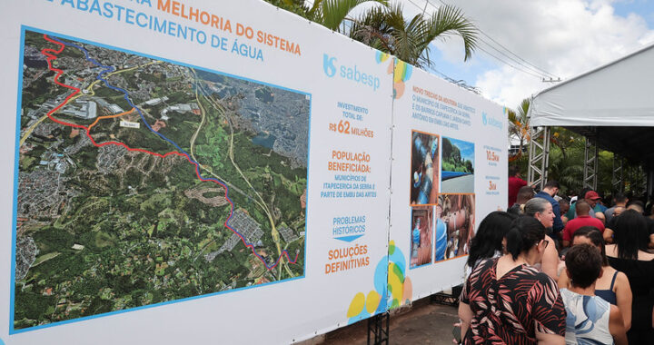 Governo do Estado entrega obras de saneamento para 500 mil pessoas na Grande São Paulo