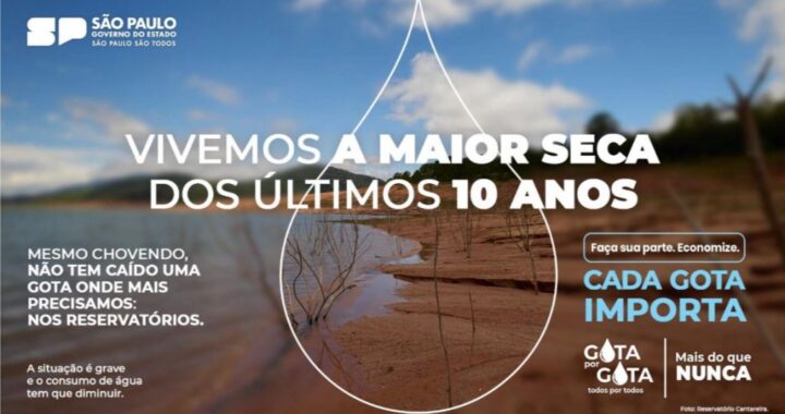 Governo de SP lança nova campanha sobre escassez hídrica e a urgência de conscientização da população