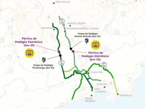 Sistema Anchieta-Imigrantes inicia instalação do Siga Fácil sem cobrança, com foco na segurança e na fluidez do tráfego