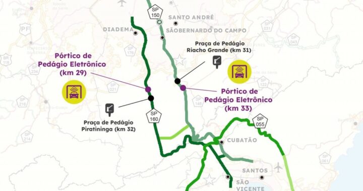 Sistema Anchieta-Imigrantes inicia instalação do Siga Fácil sem cobrança, com foco na segurança e na fluidez do tráfego