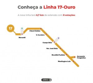 Linha 17-Ouro: às vésperas da inauguração, conheça a estação que ligará o metrô ao Aeroporto de Congonhas