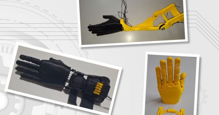 Aluna inspira turma de Etec a criar prótese de braço em impressão 3D