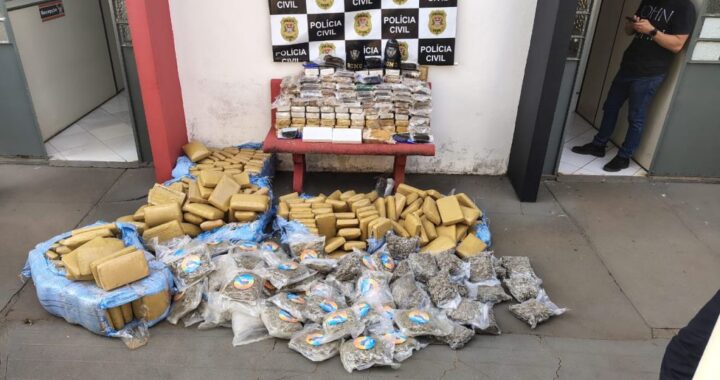 Polícia de SP apreende de mais de 300 kg de drogas em Botucatu