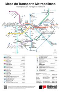 Veja o mapa atualizado do metrô e dos trens de SP com a nova linha Linha 17-Ouro
