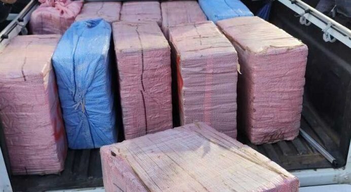 Polícia Militar apreende 480 kg de cocaína em caminhonete que seguia para o Porto de Santos