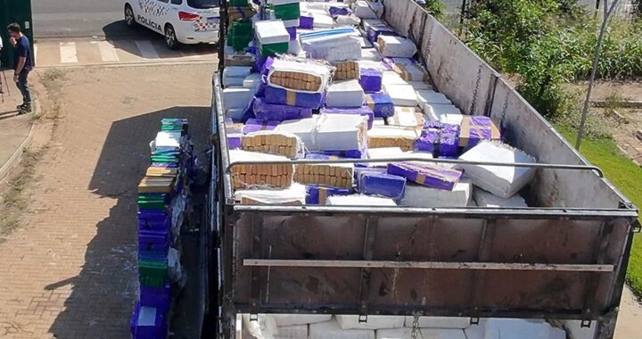 PM de SP apreende 24 toneladas de drogas em rodovia na região de Rio Preto