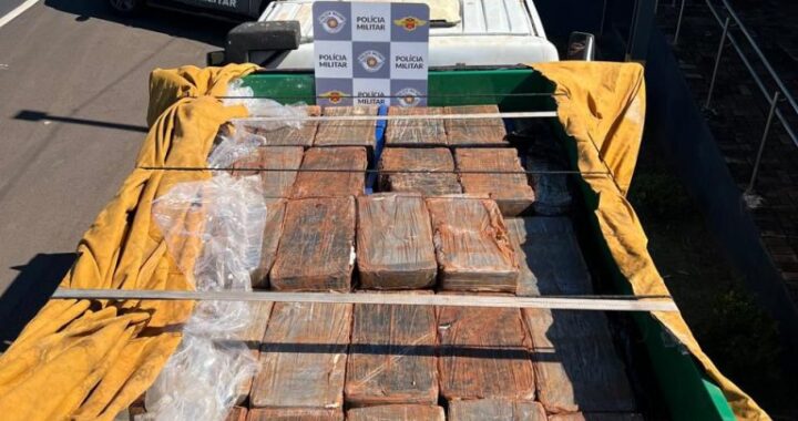 PM Rodoviária apreende 1,4 tonelada de maconha escondida em carga agrícola no interior de SP