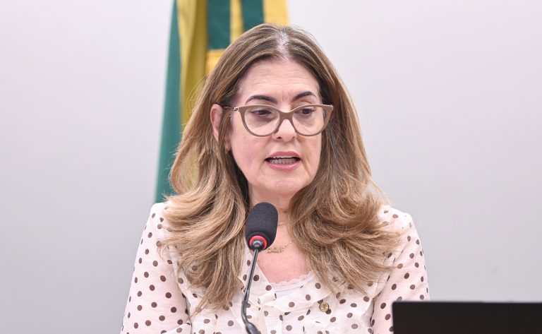 Deputada Rogéria Santos (Republicanos-BA) fala em comissão da Câmara dos Deputados