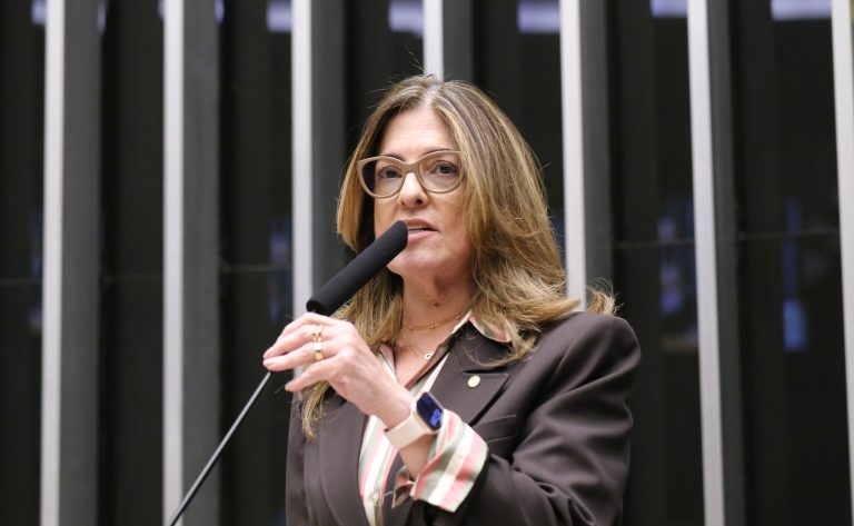 Deputada Rogéria Santos (Republicanos-BA) fala no Plenário da Câmara dos Deputados