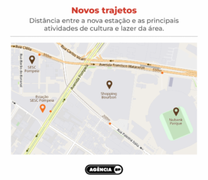 Nova Estação Sesc-Pompeia, na Linha 6-Laranja, vai facilitar acesso a lazer e cultura na zona oeste