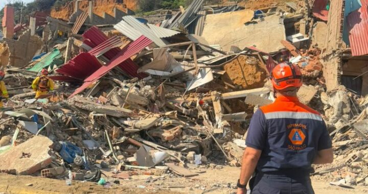 Defesa Civil de São Paulo atua em área atingida pelo terremoto na Venezuela