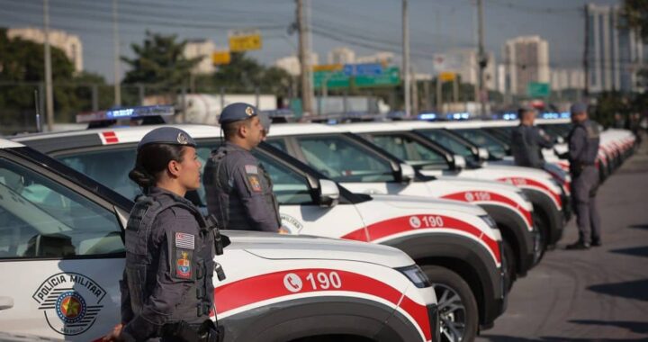 Governo de SP reforça segurança da capital com entrega de 251 viaturas e 4,2 mil armamentos