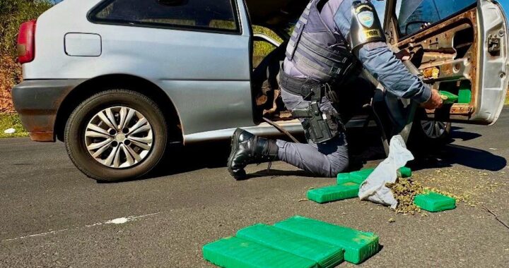 Polícia de SP prende quatro suspeitos com 200 kg de drogas em veículo adulterado em Pongaí
