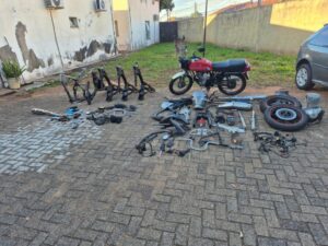 Polícia Civil de SP encontra desmanche de peças automotivas em operação contra roubos e furtos de motos em São José do Rio Preto